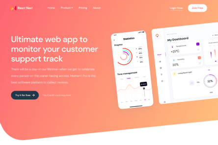 Reactify Ecommerce Theme with Dashboard